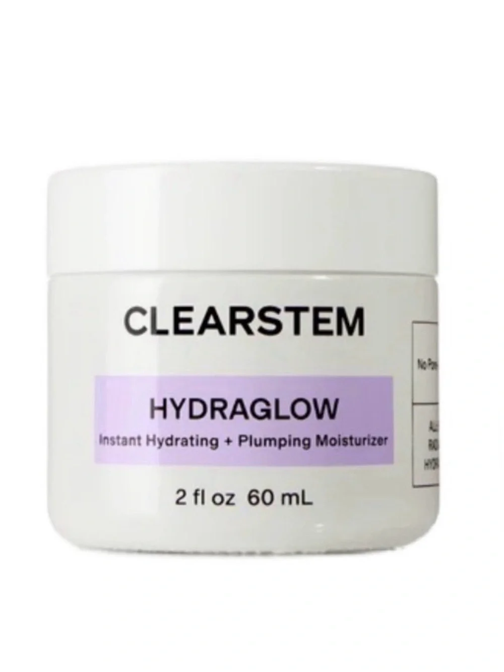 CLEARSTEM Hydraglow Moisturizer Bakuchiol Stem Cells Squalane Regenerate 2oz NEW